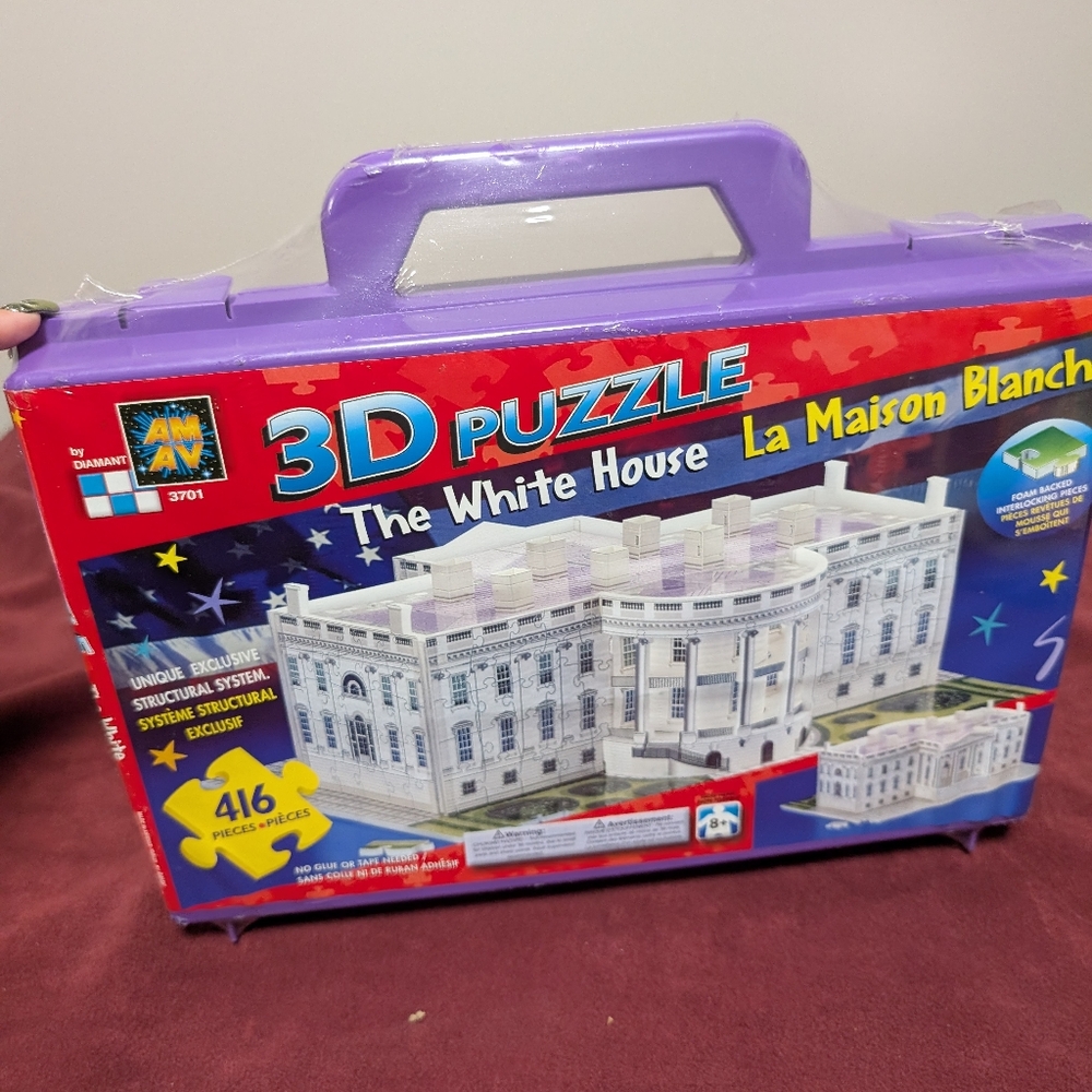 3D Puzzle White House By Diamant - 416 Pieces FACTORY SEALED